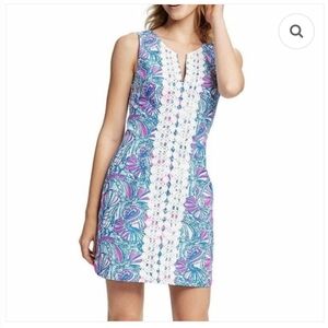 Lilly Pulitzer My Fans Shift Dress Target Size 10